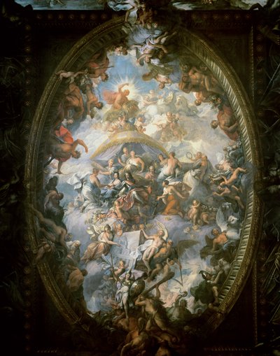 Decke der Painted Hall, 1707-14 von James Thornhill