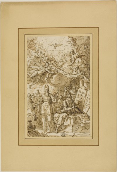 Moses und die Gesetzestafeln von James Thornhill