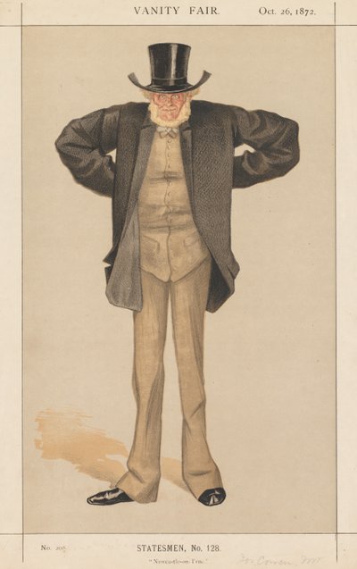 Vanity Fair: Staatsmann, Nr. 128 "Newcastle-on-Tyne" von James Tissot