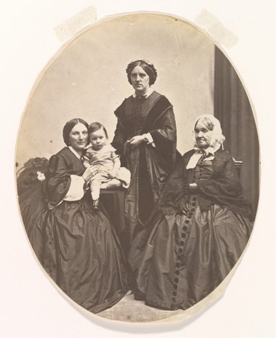 Vier Generationen, ca. 1860 von James Wallace Black