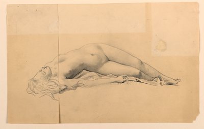 Weiblicher Akt von James Wells Champney