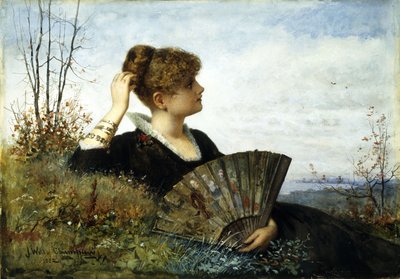 Der Fächer von James Wells Champney