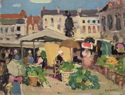 Marktszene von James Wilson Morrice