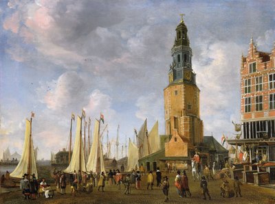 Der Heringpackerturm, Amsterdam von Jan Abrahamsz. Beerstraten