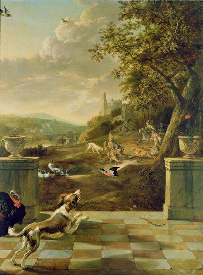 Jagdszene von Jan Baptist Weenix
