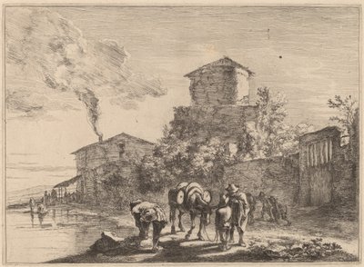 Der Maultiertreiber, via Appia von Jan Both