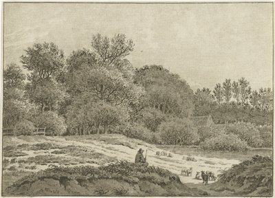Landschaft bei Overveen von Jan Evert Grave