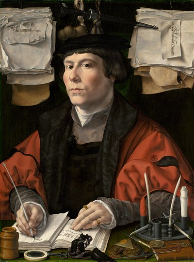 Porträt eines Kaufmanns, ca. 1530 von Jan Gossaert