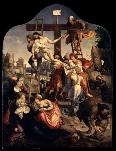 Die Kreuzabnahme, um 1520 von Jan Gossaert