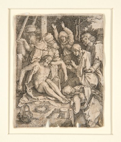 Klage, aus Die Passion von Jan Harmensz. Muller