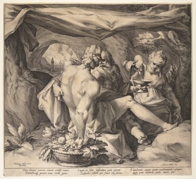 Lot und seine Töchter von Jan Harmensz. Muller