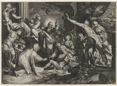 Auferweckung des Lazarus von Jan Harmensz. Muller