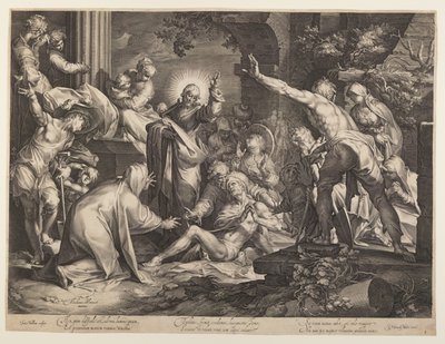 Die Auferweckung des Lazarus von Jan Harmensz. Muller