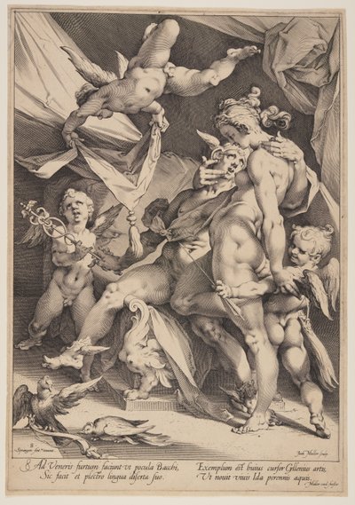 Venus und Merkur von Jan Harmensz. Muller