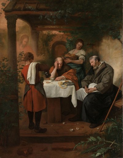 Das Abendmahl in Emmaus von Jan Havicksz. Steen