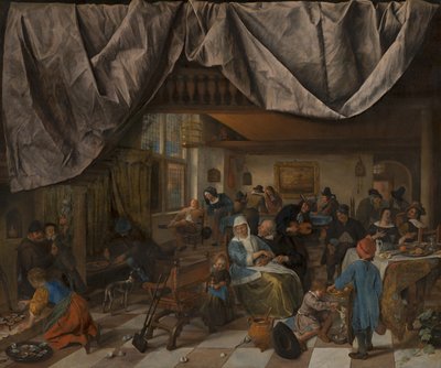 Das Leben des Menschen, ca. 1665 von Jan Havicksz. Steen