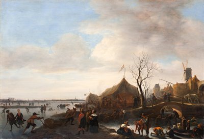 Winterszene, ca. 1650 von Jan Havicksz. Steen