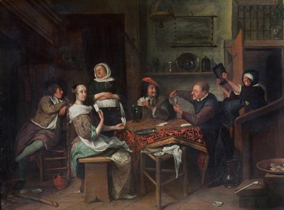 Die Kartenspieler von Jan Havickszoon Steen