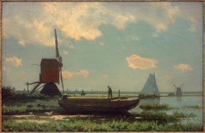 Polderlandschaft von Jan Hendrik Weissenbruch