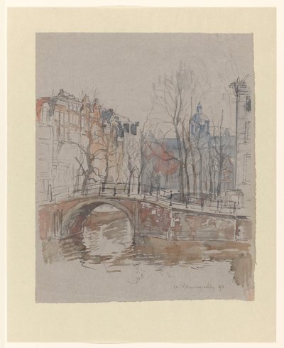 Die Warmoesgracht von Jan Hoynck van Papendrecht