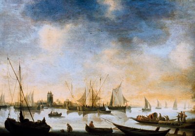 Flussansicht, 17. Jahrhundert von Jan Josephsz van Goyen