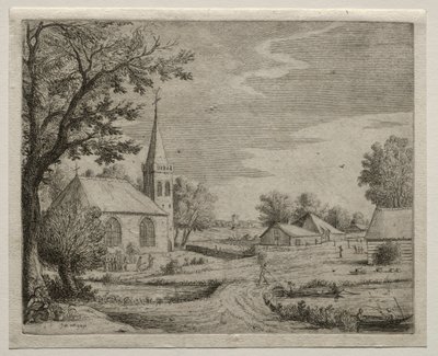 Dorfkirche von Jan Josephsz van Goyen