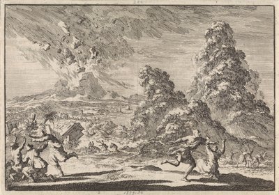Erdbeben auf Ambon, 1674 von Jan Luyken