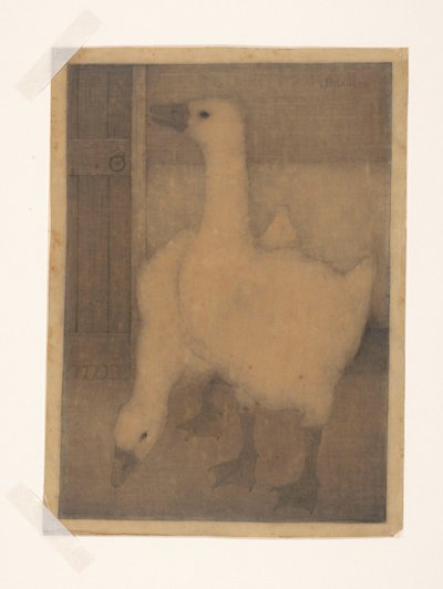 Zwei Gänse von Jan Mankes