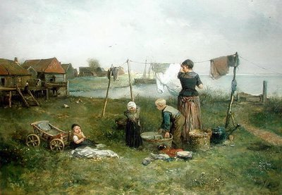 Die Wäsche aufhängen von Jan Mari Henri Ten Kate