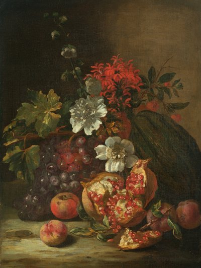 Früchte und Blumen von Jan Peter van the Younger Bredael