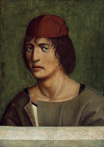 Bildnis eines jungen Mannes (Selbstbildnis) von Jan Polack