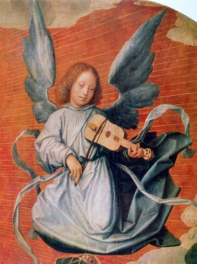 Die Jungfrau in Herrlichkeit (Detail), 1524 von Jan Provoost