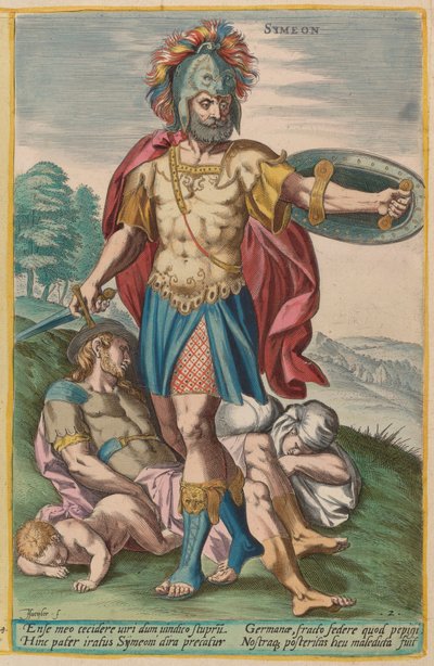 Simeon von Jan Sadeler I after Crispen van den Broecke