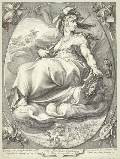 Minerva von Jan Saenredam