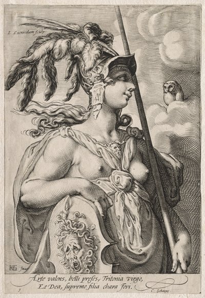 Pallas Athene von Jan Saenredam