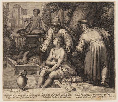 Susanna und die Ältesten von Jan Saenredam
