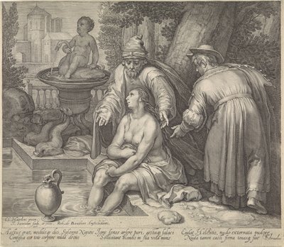 Susanna und die Ältesten von Jan Saenredam