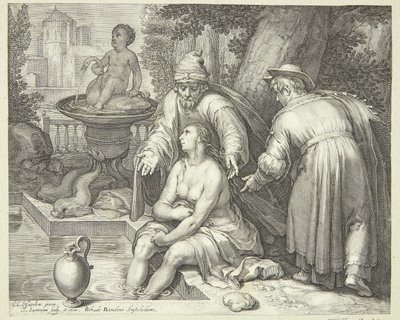 Susanna und die Ältesten von Jan Saenredam