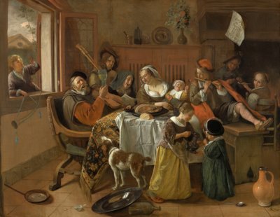 Die fröhliche Familie von Jan Havickszoon Steen