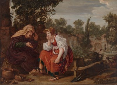 Vertumnus und Pomona von Jan Tengnagel
