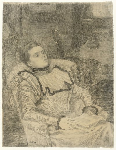 Porträt von Annie Toorop von Jan Toorop