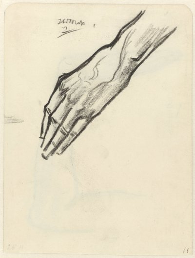 Studie einer Hand von Jan Toorop