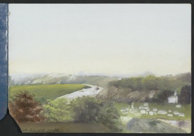 Berglandschaft mit einem Fluss von Jan Veth