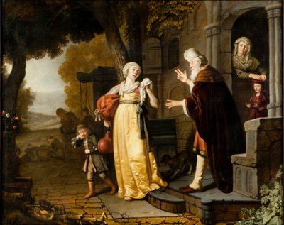 Die Vertreibung Hagars von Jan Victors