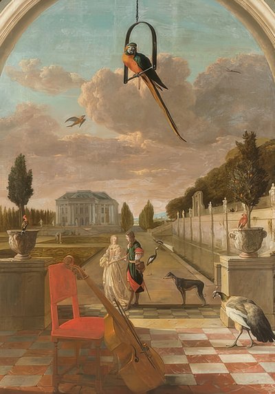 Park mit Landhaus von Jan Baptist Weenix