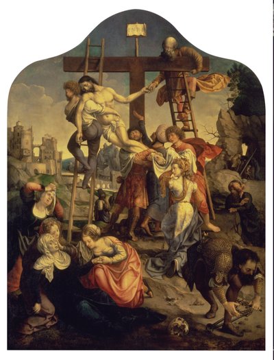 Die Kreuzabnahme, ca. 1520 von Jan Gossaert