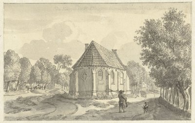 Die Kirche von Helsdingen bei Vianen von Jan de Beijer
