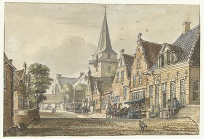 Ansicht des Dorfes Harmelen von Jan de Beijer