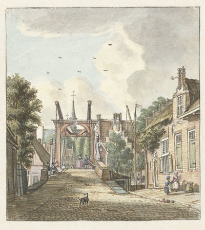 Ansicht von Alphen aan de Rijn von Jan de Beijer