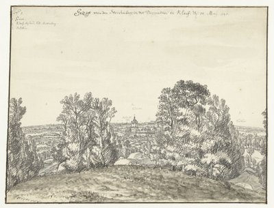 Ansicht von der Sternenburg auf Kleve von Jan de Beijer